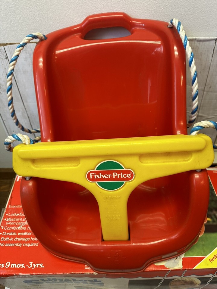 Vintage Fisher Price Lift & Lock Swing For InfantToddlers 9m3y 1996