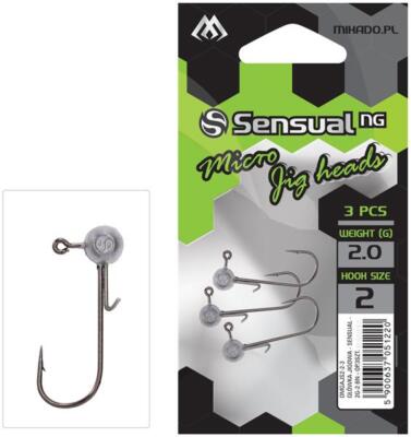 Mikado Sensual Jigkopf MICRO Jig Head Gr.1-3 4-8g Barsch Forelle