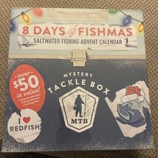 Mystery Tackle Box 8 Days of Salt Fishing Lures Holiday Advent Calendar