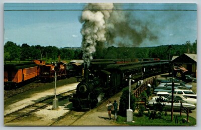 Mid-Continent Railway  Western Coal & Coke #1   Railroad Train Postcard