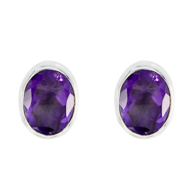 charming Amethyst 925 Sterling Silver Purple genuine suppiler US gift