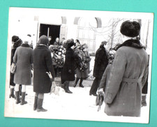 LATVIA LETTLAND Funeral Ceremony at the Cemetery VINTAGE PHOTO 53