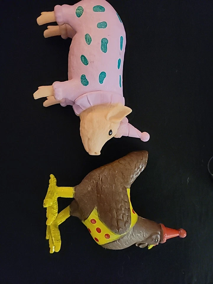 Cake Topper Birthday Party Animals Target Bullseye Playground Chicken Cow Sheep - Image 2 of 2