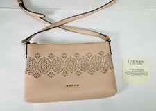 Genuine Authentic Lauren Ralph Lauren Lauderdale Tasmine Crossbody Blush