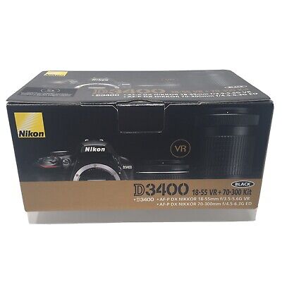 NIKON D3400 18-55 VR + 70-300 KIT *EMPTY BOX ONLY* EXCELLENT CONDITION FREE S/H! | eBay NIKON D3400 18-55 VR + 70-300 KIT *EMPTY BOX ONLY* EXCELLENT CONDITION FREE S/H! | eBay