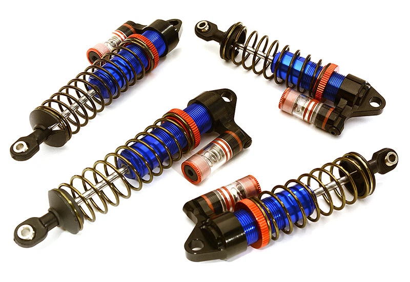 INTEGY Piggyback Shock Set (4) for Traxxas 1/10 Stampede 4X4 & Rustler 4X4 3765 3766