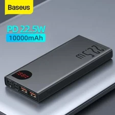 Baseus Power Bank 10000mAh with 20W PD Fast Charging Powerbank Portable Battery 