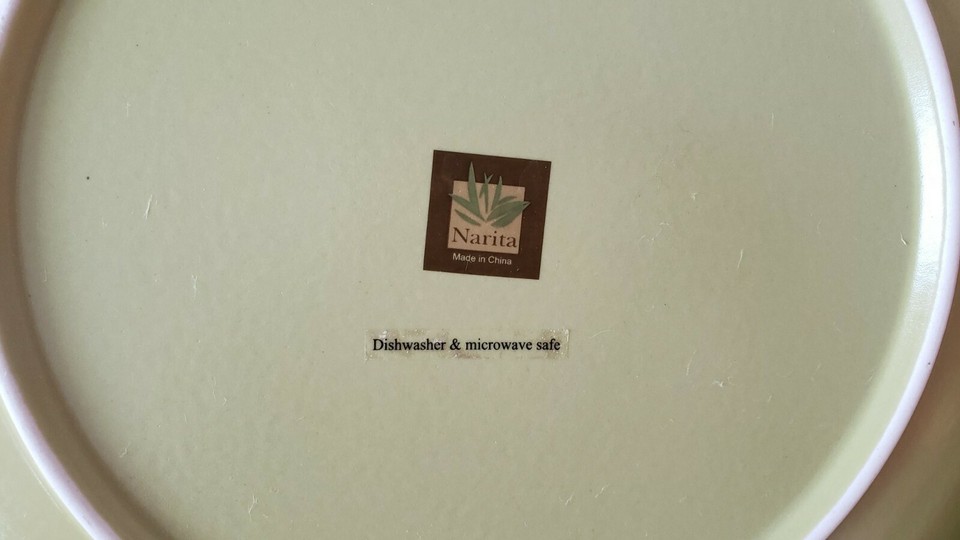 Yedi Houseware Narita China Set Dinnerware 39 Piece Green Ginko Leaves Serving eBay