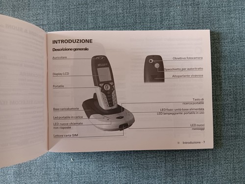 MANUALE D'USO ISTRUZIONI CORDELESS TELECOM ITALIA ALADINO MMS2 - Foto 2 di 3