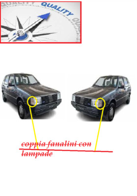 2 x for Fiat Uno 83 Fiorino Duna indicator headlight turn signal front