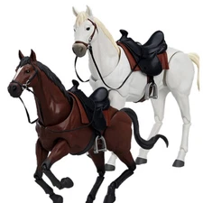 1/12 Scale Horse Figure Miniature for 6 inch Figure Miniature Scene Diorama