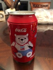 Coca-cola Plush Bear In A Can 2004 Athens Olympics Basketball