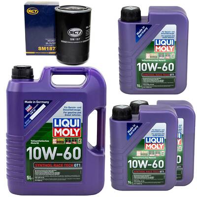 Motoröl Set Synthoil Race Tech 10W-60 8 Liter + Ölfilter für DAF 400 428-435