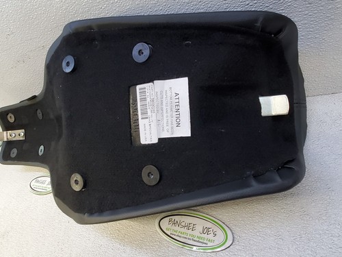 06- Up FXD/WG Drag Specialties Harley Spoon Flame Dyna Leather Seat #08030293 - Picture 9 of 9