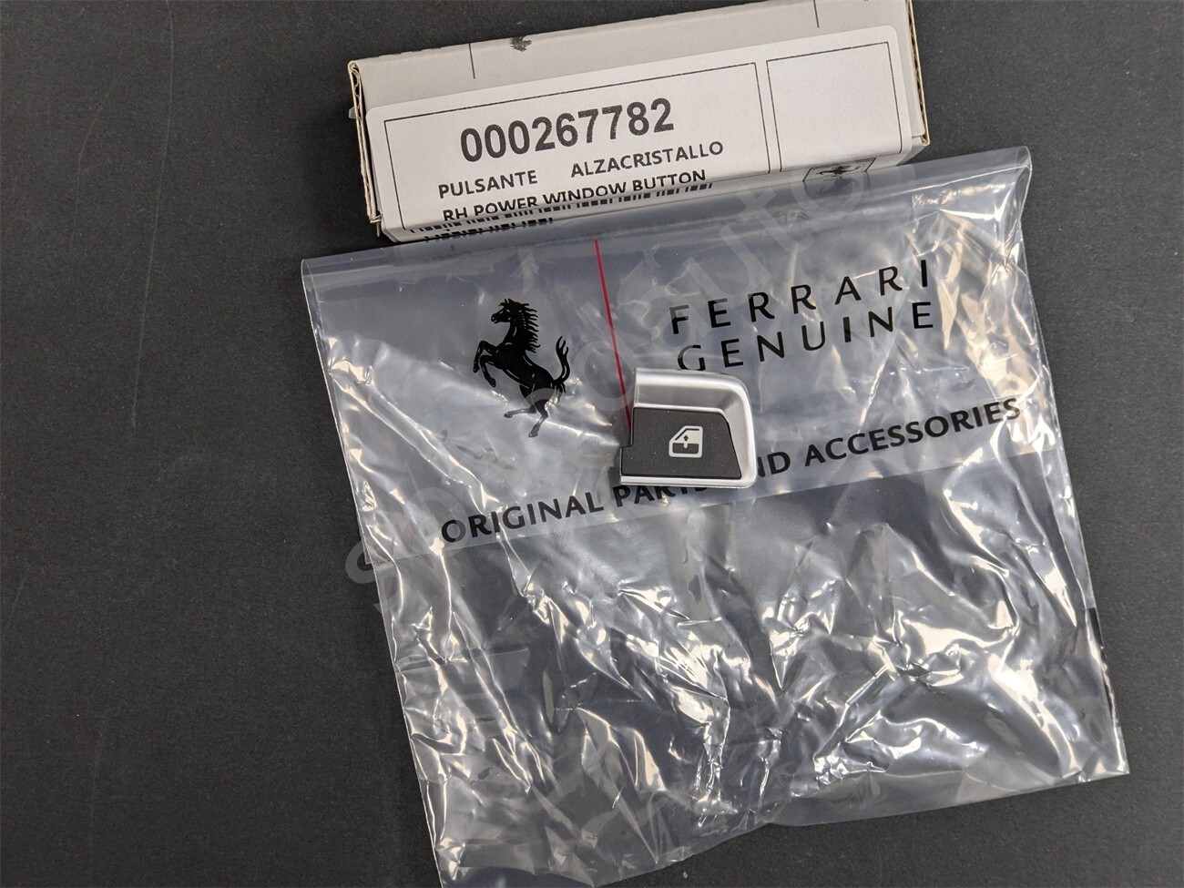 Ferrari F12 Power Window Switch Button Right New 267782