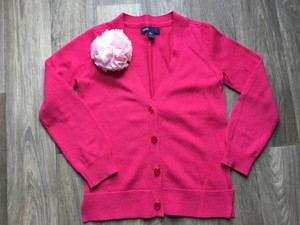 gap pink cardigan