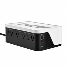 APC UPS Battery Backup, 500VA Backup Battery with 4 Outlets, Type C USB Charging