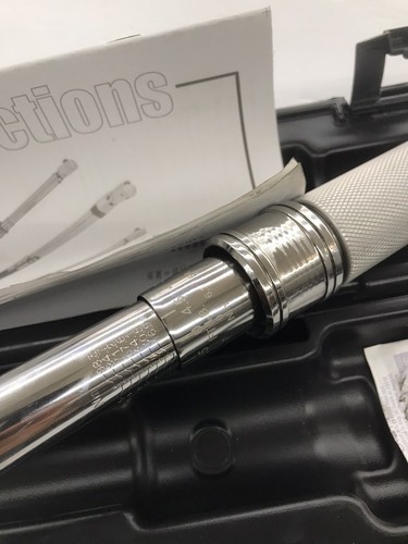 Snap-on 3/8" SAE Adjustable Click-Type Flex-Head Torque Wrench QD2FR75B - Picture 6 of 8