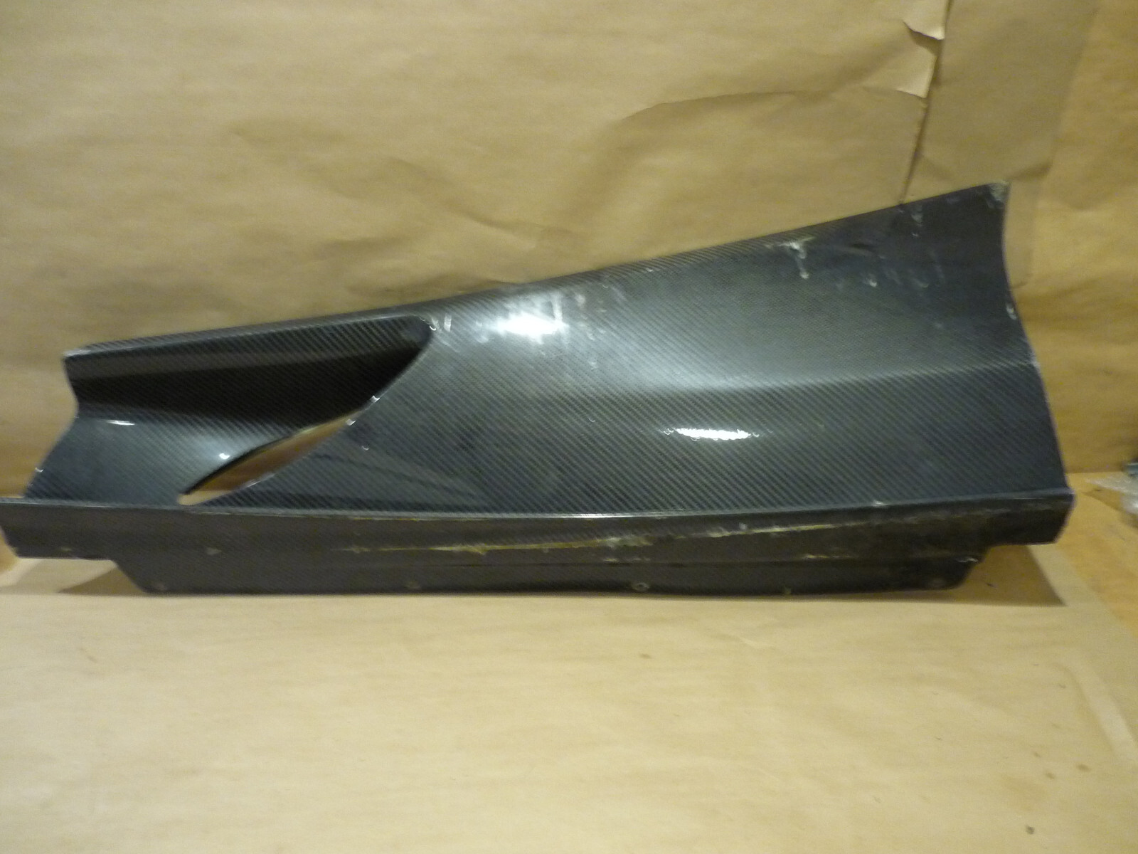 McLaren 720s  LH Side Skirt - Rocker Panel Aftermarket Carbon Fiber