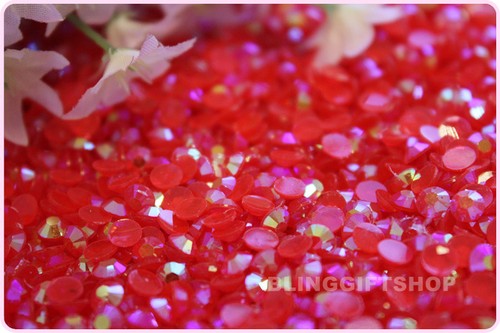 Pack of 100,000 Size 3mm RESIN FLAT BACK RHINESTONES DIAMANTE GLUEFIX CRAFT GEMS - Picture 49 of 62