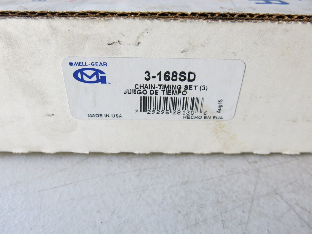 Mell-Gear Chain Timing Set 3-168SD fits 88-92 Selected Ford
