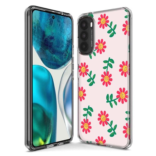 Mundaze Case for Motorola Moto G Power 2021 Cover Cute Cartoon Flowers - Picture 3 of 6