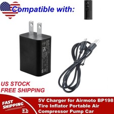 5V Charger for Airmoto BP198 Tire Inflator Portable Air Compressor Pump Car
