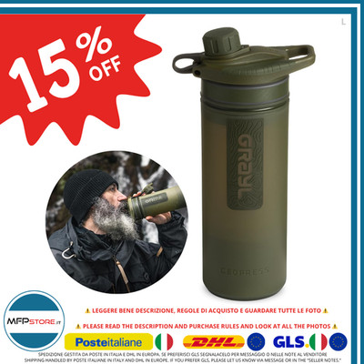 Grayl Ultrapress Flasche Wasserreiniger 500ml Tragbar Trekking