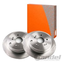 2X Dr!ve+ Bremsscheiben Hinten 304,6Mm Voll Passend FÜR Honda CR-V |