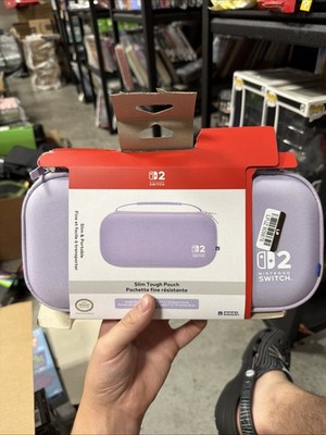 Hori Slim Tough Pouch for Nintendo Switch 2 - Cozy Lavender Carrying Case