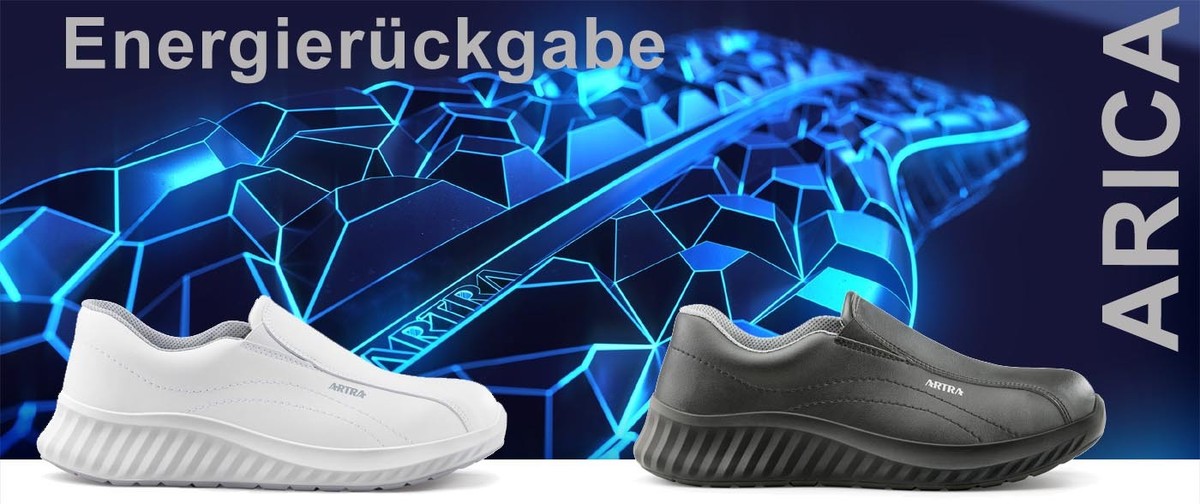 ARTRA Arica weiße Arbeitsschuhe MIT Stahlkappe, Küchenschuhe