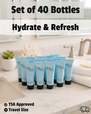 H2O Therapy Lotion Bath & Shower Gel Hotel Toiletries 1 oz Set of 40