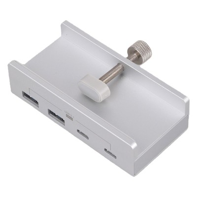 4 Ports USB 3.1 HUB with Power Supply Splitter Adapter Clip Multi Splitter