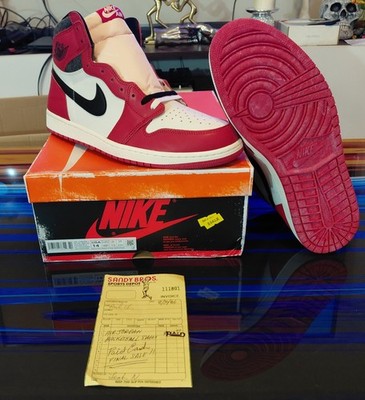 2022 Air Jordan 1 Retro High OG Lost and Found Chicago Sz 14 DZ5485 612 Bred Roy