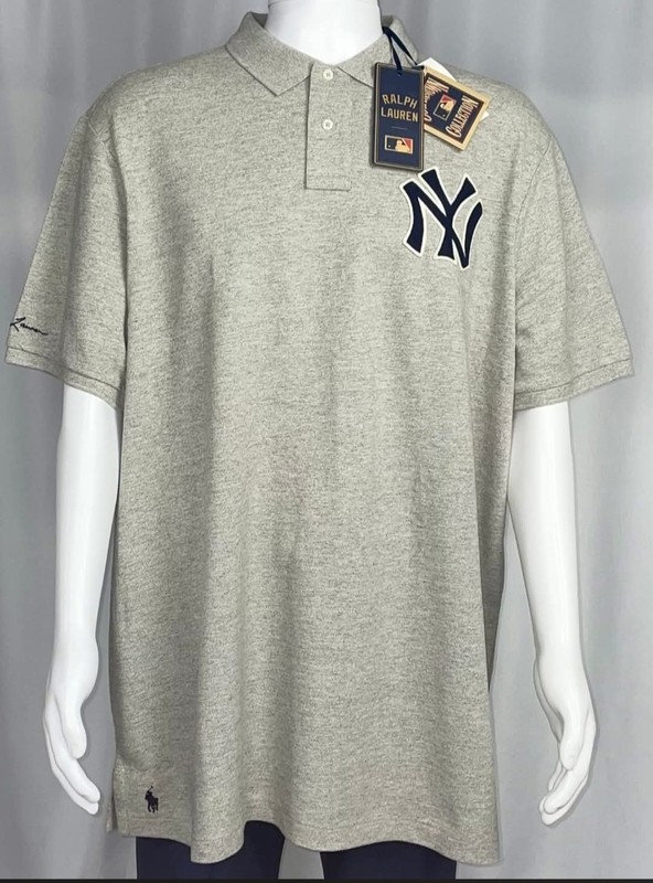 RALPH LAUREN POLO X YANKEES EDITION COLLAB GREY NAVY BNWT XXL