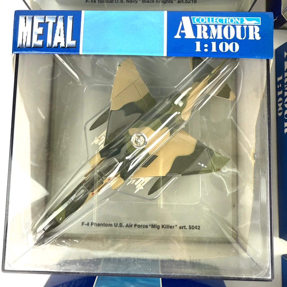Лот 6 Armour коллекции 1:100 литые самолеты F-4 F-14 F-15 F-18 F-86 и GR-MK1 - Изображение 4 из 4
