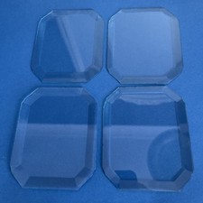 4 Antique carriage lamp lantern coach coaching clock veteran vehicle Glass 