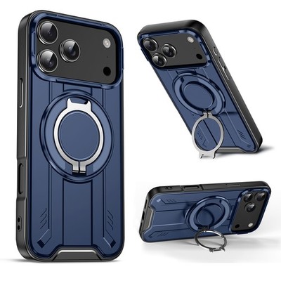 For iPhone 17 Pro Max/17 Air/17Pro/17 Magnetic Ring Stand Case Rugged Shockproof