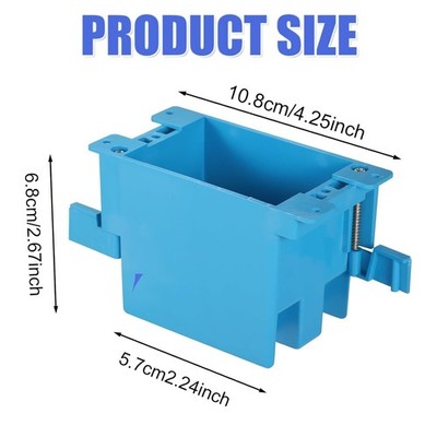 8 pack1-Gang Old Work Retrofit Electrical Box, 14 Cu. in. PVC
