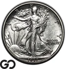 1917 Walking Liberty Half Dollar, Scarcer Brilliant Uncirculated++