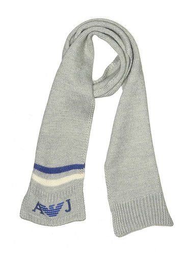 Armani Junior Boys Gray Scarf One Size