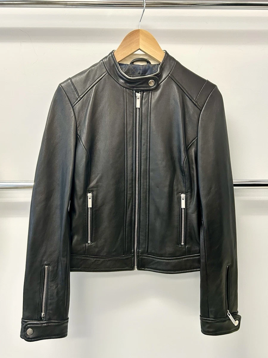 Donna Karan Coats, Jackets & Vests Leather Outer Shell for Women