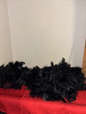 Feather Boa 80g Black Chandelle 72  Long Costumes Party Dress Accessory