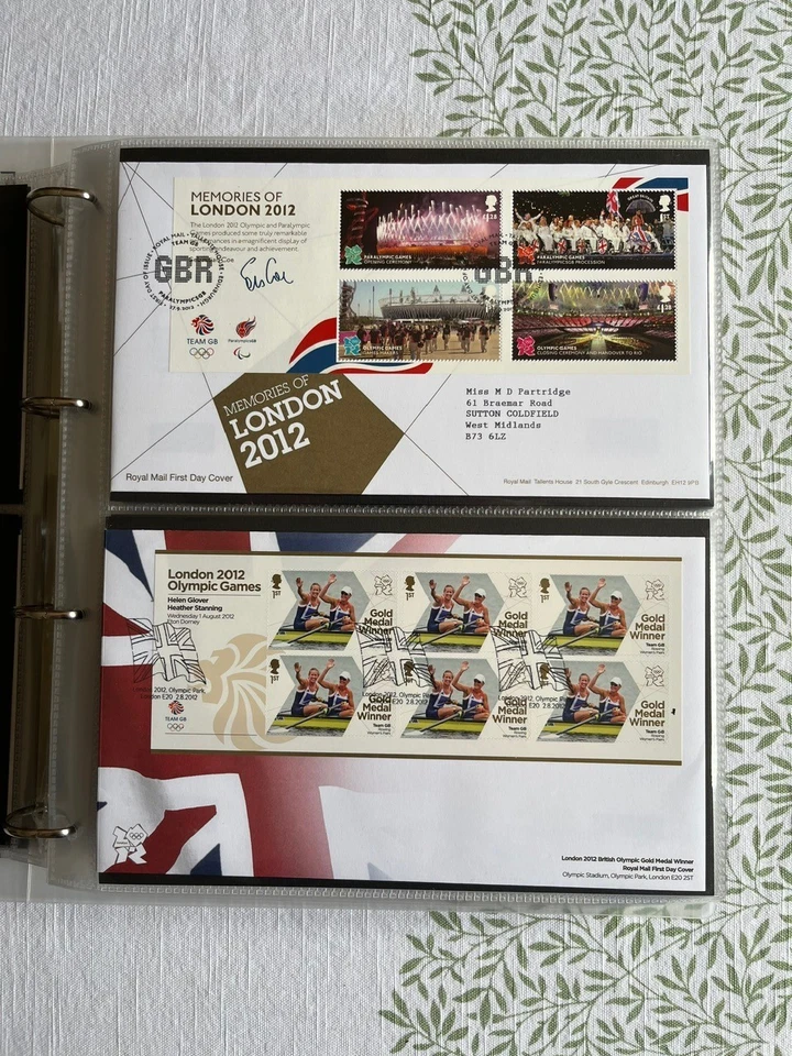 London 2012 Team GB Gold Medal Winners Stamp Collection Olympics & Paralympics - Image 4 of 4