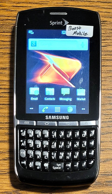 Samsung Replenish SPH-M580 - Onyx Black ( Boost Mobile ) Very Rare Smartphone
