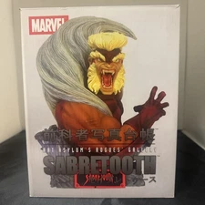 Authentic 2004 SABRETOOTH Bust Marvel Art Asylum’s Rogues’ Gallery NIB #903/3000