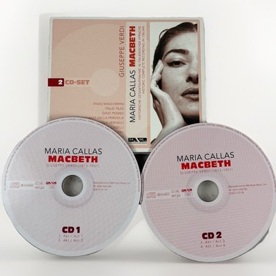 Macbeth (Import CD) Maria Callas, 2 CD Set Gatefold Case Italian