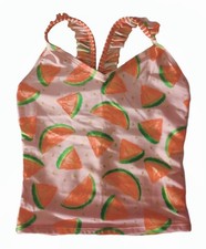 Cat Jack Pink Watermelon Tankini Top Only sz S 6/6X Girls