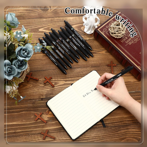 50 Pcs Christian Gifts Bible Verse Pens Bulk Church Gift Religious Scripture New - Afbeelding 5 van 12