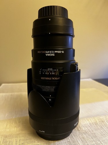 Sigma 70-200mm f/2.8 APO DG EX HSM OS Lens for Nikon